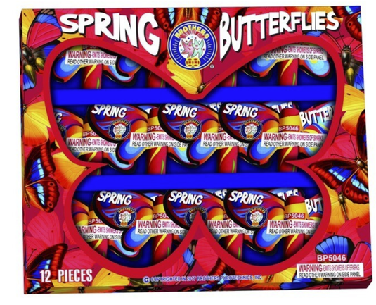 Spring Butterflies - 6 Pack